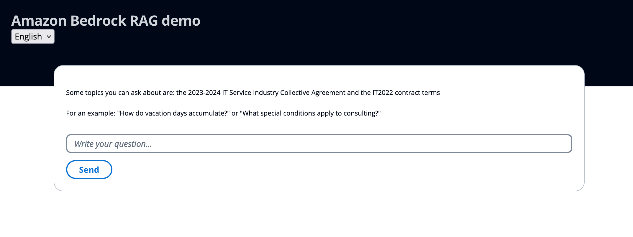 Figure 1: Text field ready for user&rsquo;s prompt